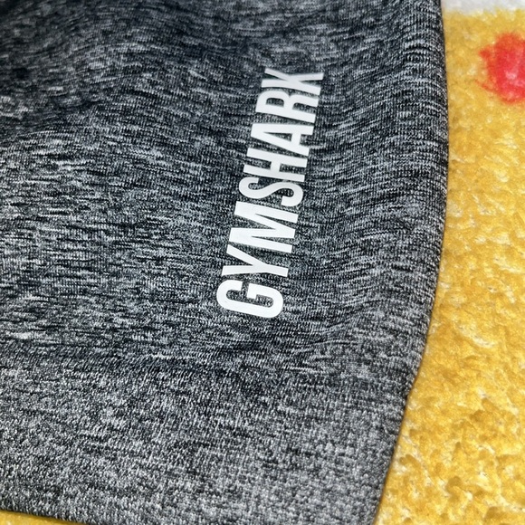Gymshark Crop Top Womens XS Vital Seamless Long Sleeve Gray Gym Workout Scrunch - Picture 2 of 5